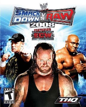 Smackdown Vs. Raw 2008 - Sony PlayStation 3 (PS3) (THQ) video game collectible [Barcode 1382621] - Main Image 1