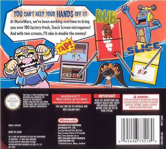 WarioWare: Touched! - Nintendo DS (Nintendo) video game collectible - Main Image 2