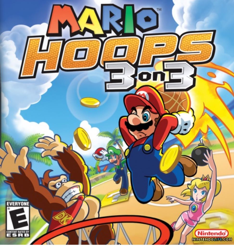 Mario Hoops 3 On 3 - Nintendo DS video game collectible - Main Image 2