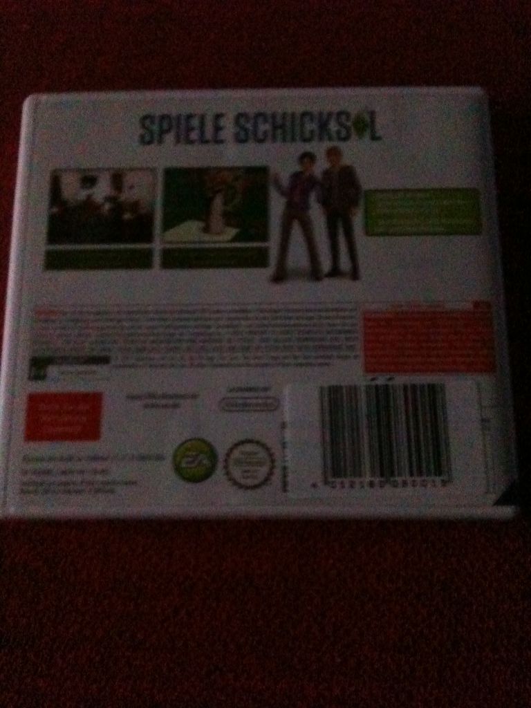 The Sims 3 - Nintendo 3DS ((EA) Electronic Arts) video game collectible [Barcode 4012160080019] - Main Image 2