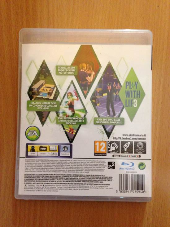 The Sims 3 - Sony PlayStation 3 (PS3) (Electronic Arts - 1) video game collectible [Barcode 5030947085940] - Main Image 2
