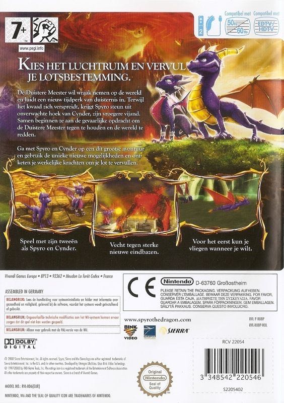 De Legende van Spyro: De Opkomst van een Draak - Nintendo Wii (Sierra Entertainment - 1-2) video game collectible [Barcode 3348542220546] - Main Image 2