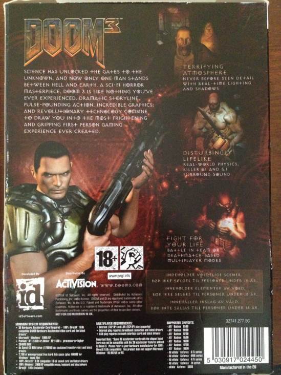 Doom 3 - PC (Id - 1) video game collectible [Barcode 5030917024399] - Main Image 2