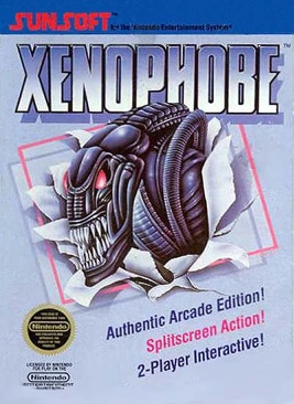Xenophobe - Nintendo Entertainment System (NES) (SunSoft - 2) video game collectible [Barcode 020763110037] - Main Image 1