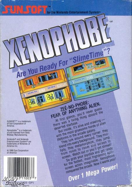 Xenophobe - Nintendo Entertainment System (NES) (SunSoft - 2) video game collectible [Barcode 020763110037] - Main Image 2