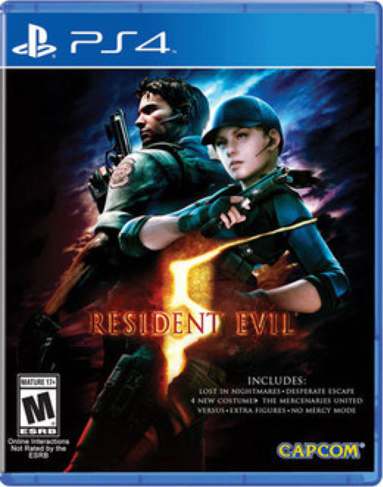 Resident Evil 5 - Sony PlayStation 4 (PS4) (Capcom) video game collectible - Main Image 1