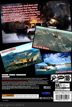 Just Cause 2 : Classics - Microsoft Xbox 360 (Square Enix - 1) video game collectible [Barcode 5021290041721] - Main Image 2