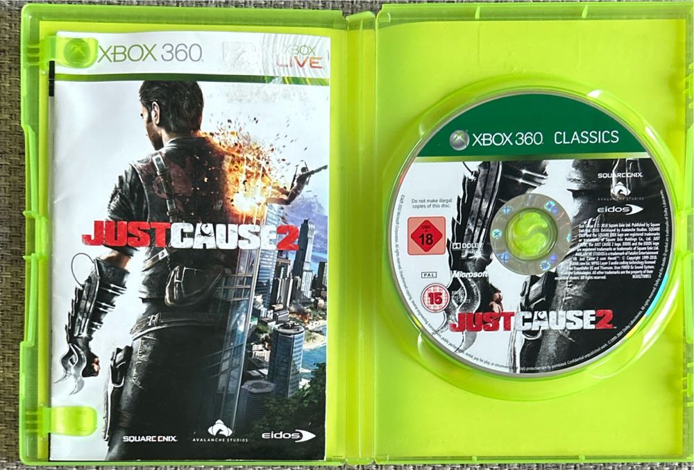 Just Cause 2 : Classics - Microsoft Xbox 360 (Square Enix - 1) video game collectible [Barcode 5021290041721] - Main Image 3