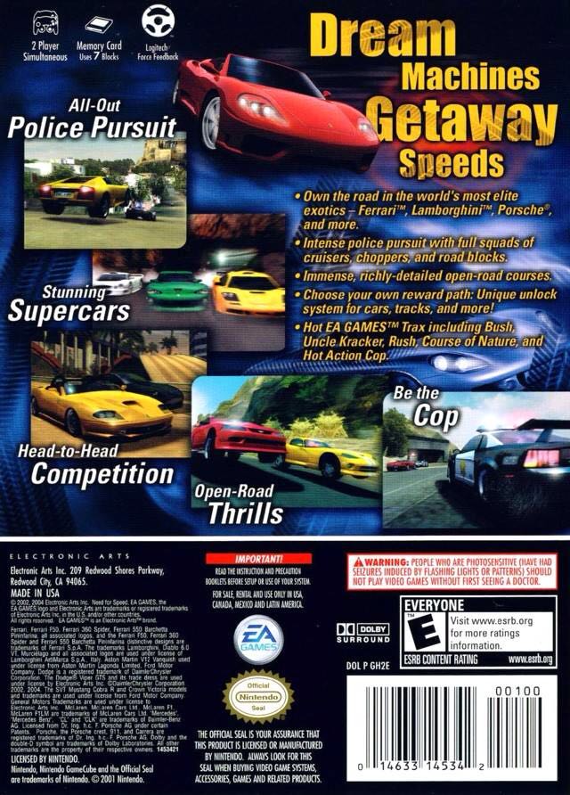 NEED FOR SPEED: HOT PURSUIT 2 - Nintendo GameCube (Electronic Arts) video game collectible - Main Image 2