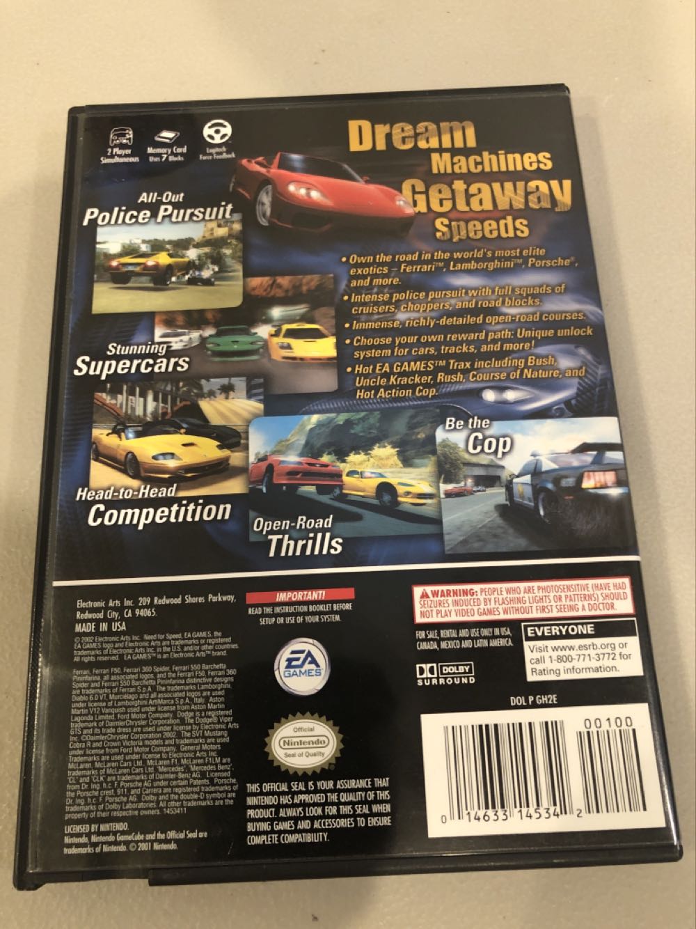 NEED FOR SPEED: HOT PURSUIT 2 - Nintendo GameCube video game collectible - Main Image 2