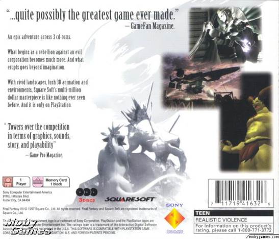 Final Fantasy VII - Nintendo Switch eShop (Square Enix - 1) video game collectible - Main Image 2