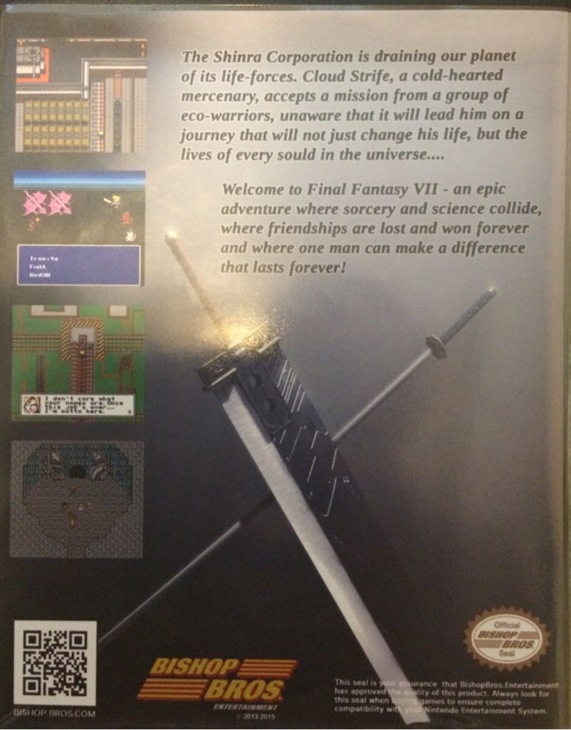 Final Fantasy VII - Nintendo Entertainment System (NES) (1) video game collectible - Main Image 2
