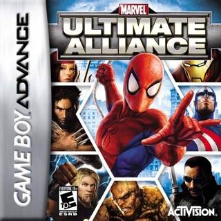 Marvel: Ultimate Alliance - Nintendo Game Boy Advance (GBA) (Activision/Marvel Games - 1) video game collectible [Barcode 047875818354] - Main Image 1