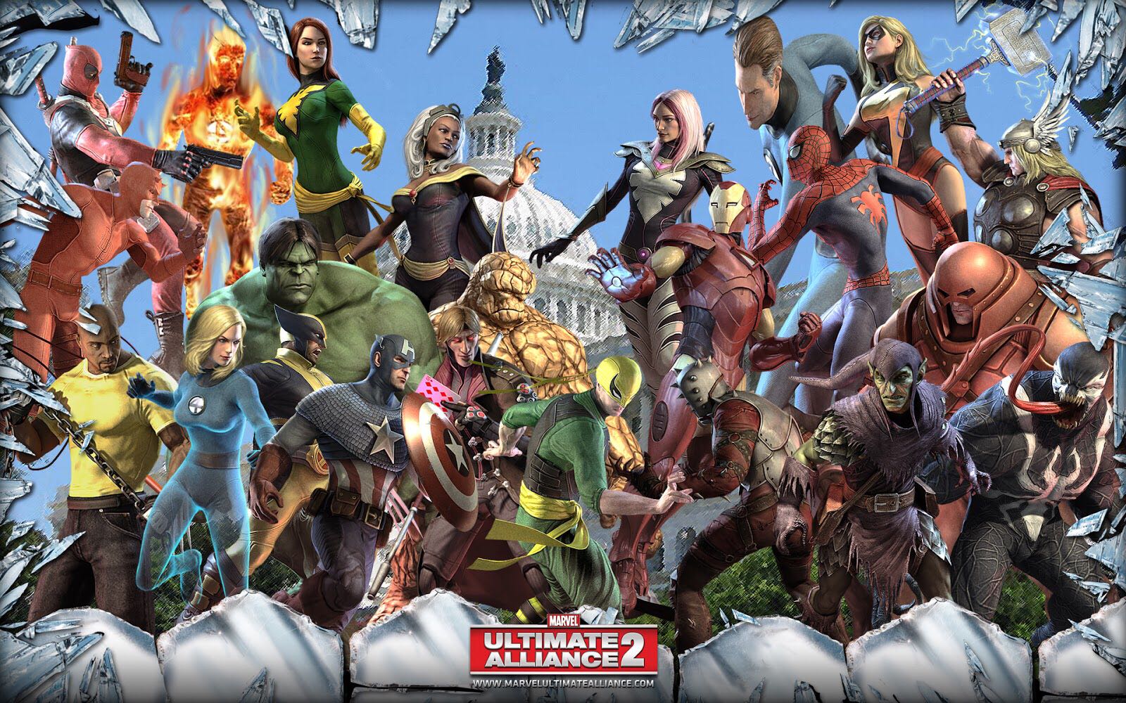 Marvel: Ultimate Alliance 1 PSN - Sony PlayStation 4 (PS4) video game collectible - Main Image 2
