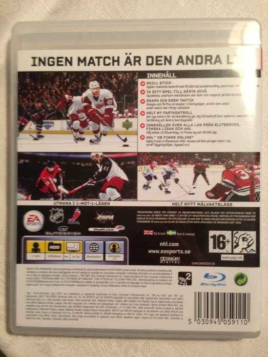 Nhl 08 - Sony PlayStation 3 (PS3) video game collectible [Barcode 6030841059770] - Main Image 2