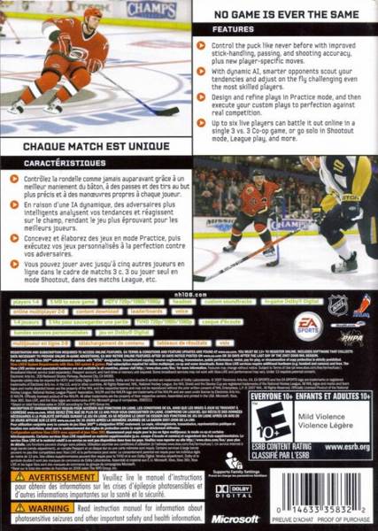 Nhl 08 - Microsoft Xbox 360 (Ea Sports) video game collectible - Main Image 2