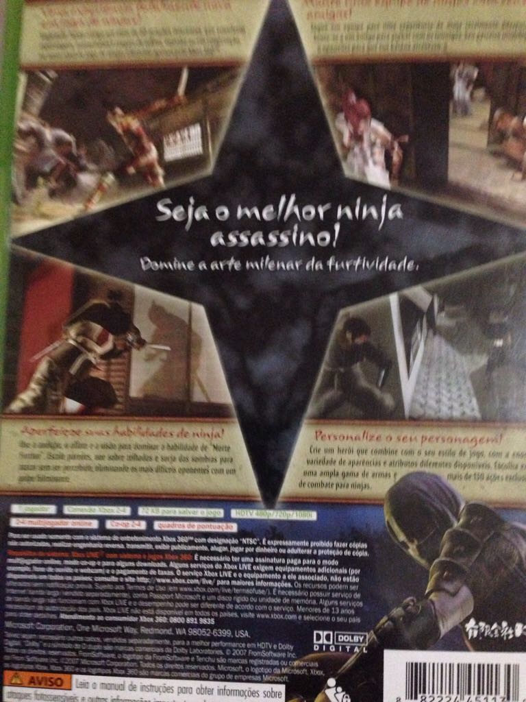 TENCHU Z - Microsoft Xbox 360 (From Software) video game collectible [Barcode 882224451130] - Main Image 2