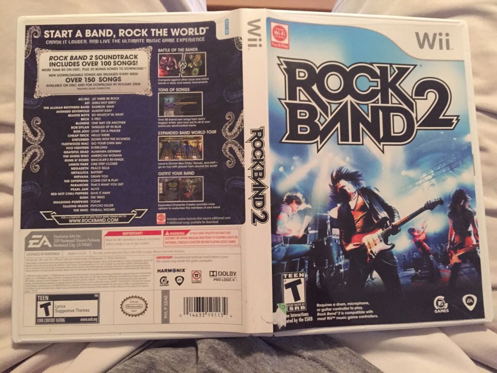 Rock Band 2 - Nintendo Wii video game collectible - Main Image 1