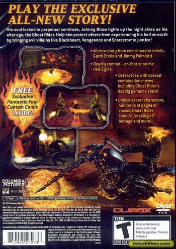 Ghost Rider: The Game - Sony PlayStation 2 (PS2) (2K - 1) video game collectible [Barcode 5026555305723] - Main Image 2