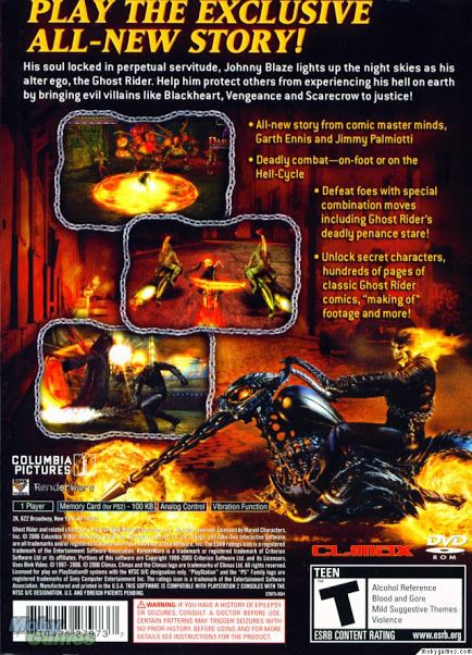GHOST RIDER - Sony PlayStation 2 (PS2) video game collectible - Main Image 2
