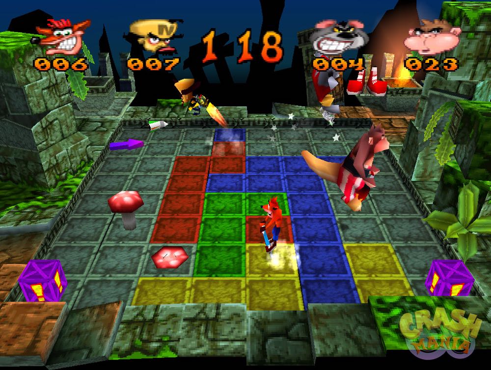 Crash Bash - Sony PlayStation (SCEA - 4) video game collectible [Barcode 711719233329] - Main Image 4