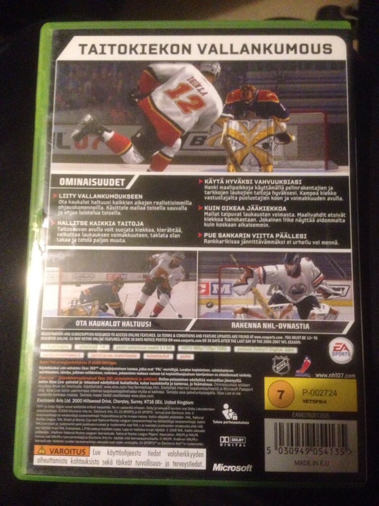 NHL 07 - Microsoft Xbox 360 (Electronic Arts) video game collectible [Barcode 5030949054135] - Main Image 2