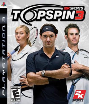 Top Spin 3 - Sony PlayStation 3 (PS3) (2K Sports - 2) video game collectible [Barcode 710425373718] - Main Image 1