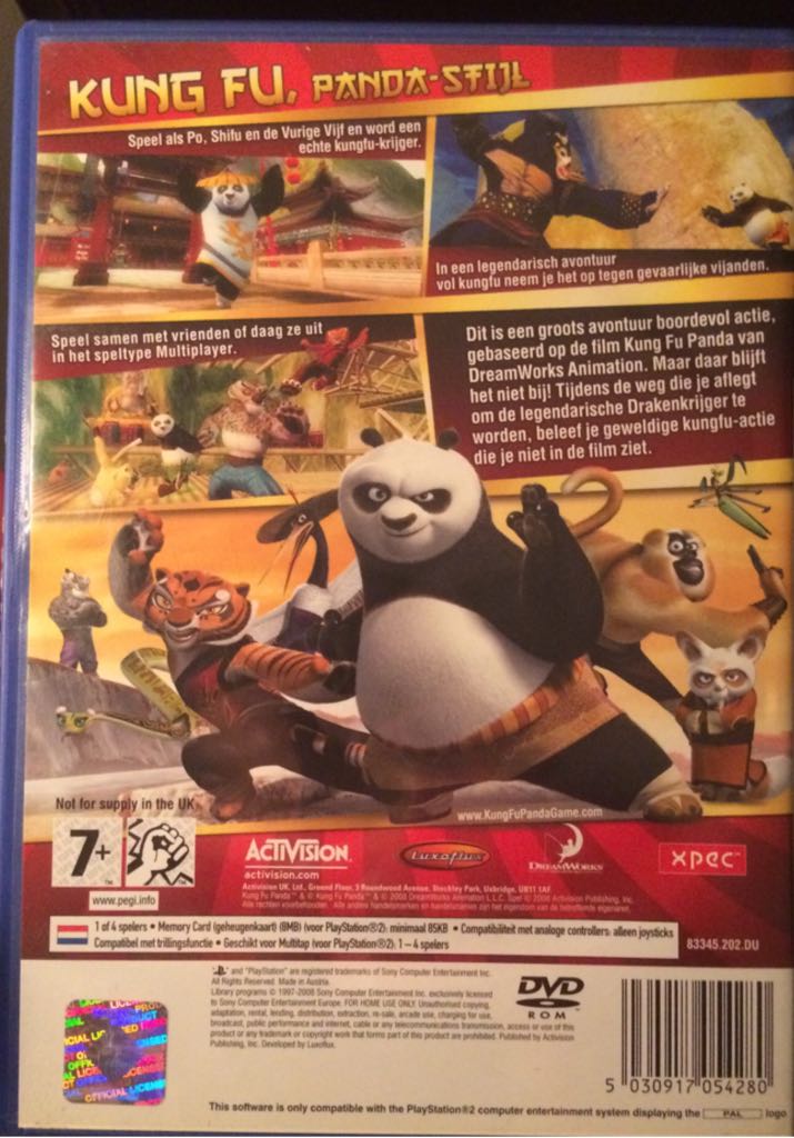 Kung Fu Panda - Sony PlayStation 2 (PS2) video game collectible - Main Image 2
