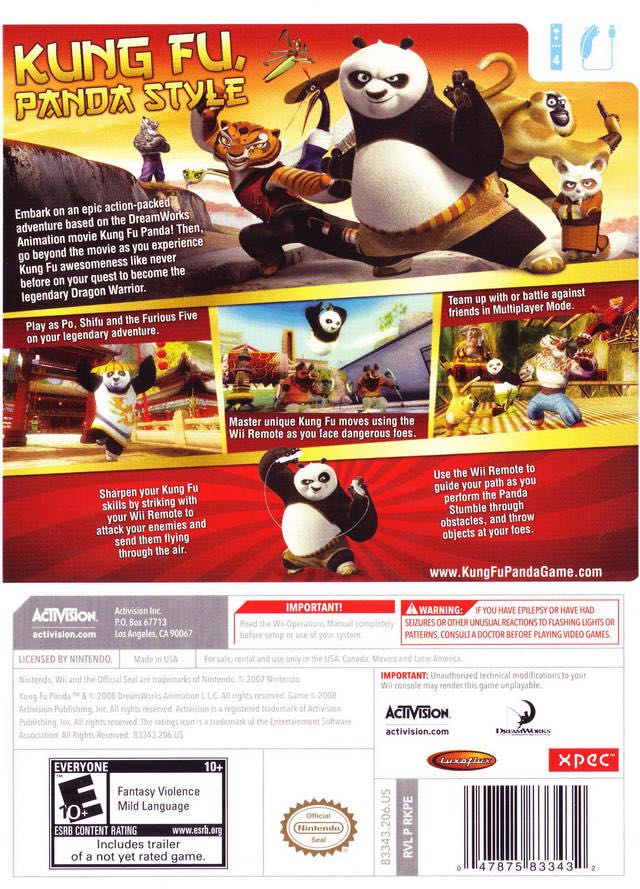 Kung Fu Panda - Nintendo DS (Luxoflux) video game collectible - Main Image 2