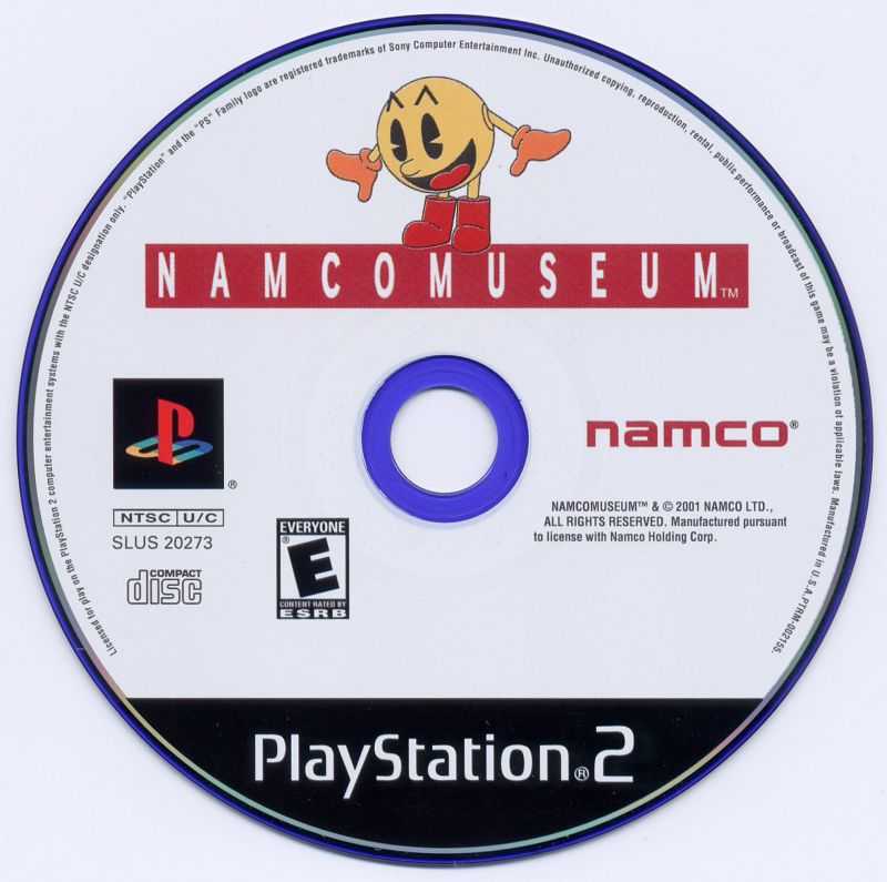 Namco Museum - Sony PlayStation 2 (PS2) (Namco - 1-2) video game collectible [Barcode 722674021098] - Main Image 3