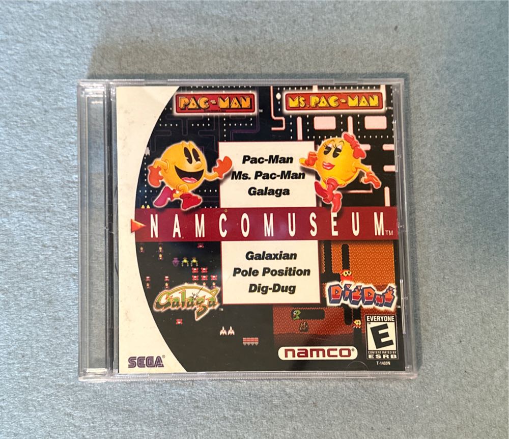 Namco Museum  [no case / disc & book Only] - Sega Dreamcast video game collectible - Main Image 3