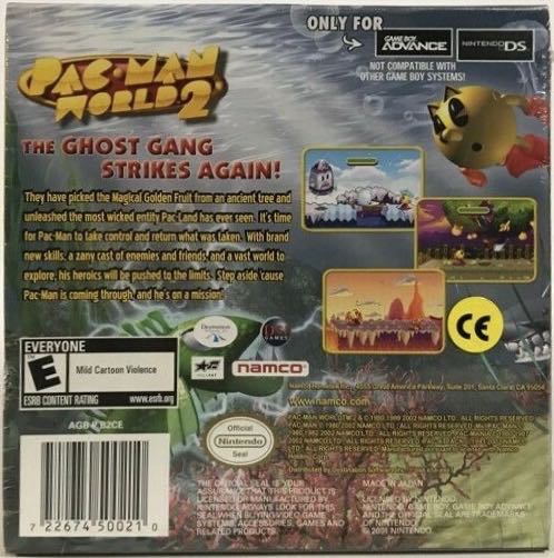 Pac-Man World 2 - Nintendo Game Boy Advance (GBA) (Bandai Namco - 1) video game collectible - Main Image 2