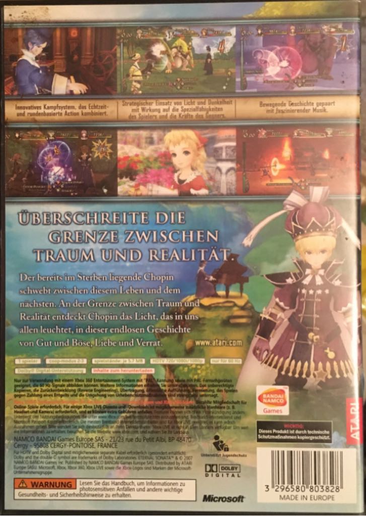 Eternal Sonata - Microsoft Xbox 360 (Atari - 1) video game collectible [Barcode 3296580803828] - Main Image 2