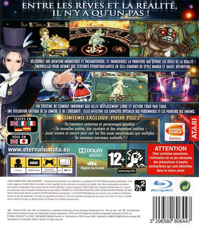 Eternal Sonata - Sony PlayStation 3 (PS3) (NAMCO BANDAI Games Europe - 1) video game collectible [Barcode 3296580806416] - Main Image 2