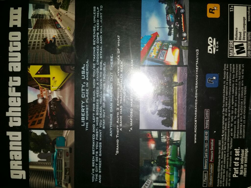 Grand Theft Auto III - Sony PlayStation 2 (PS2) video game collectible - Main Image 2
