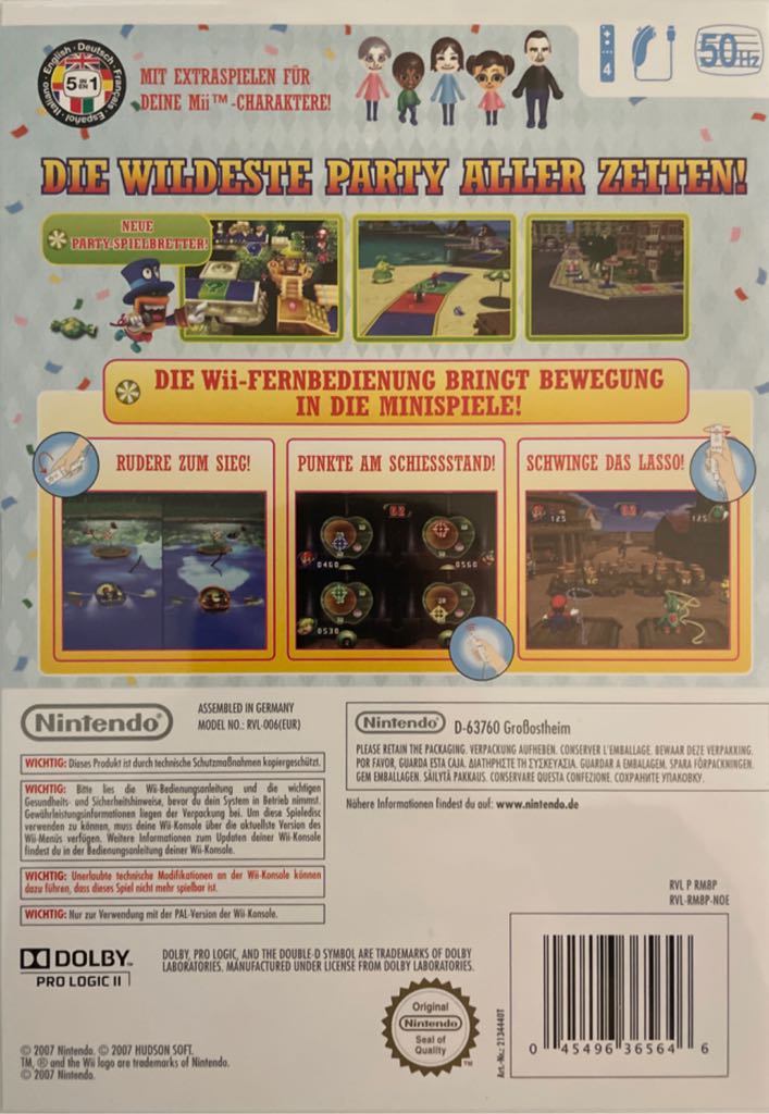 Mario Party 8 - Nintendo Wii (Nintendo - 1-4) video game collectible [Barcode 045496365646] - Main Image 2