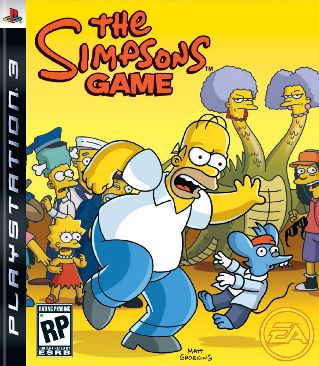 The Simpsons Game - Sony PlayStation 3 (PS3) video game collectible [Barcode 1463335703] - Main Image 1