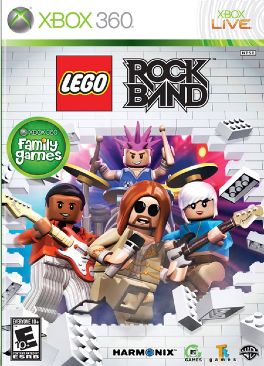 LEGO Rock Band - Microsoft Xbox 360 (Warner Bros. Interactive Entertainment  - 1-4) video game collectible [Barcode 325336061398] - Main Image 1