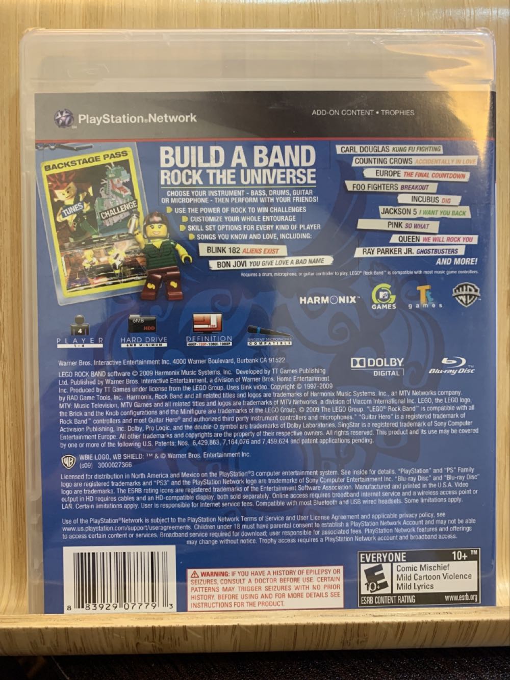 LEGO Rock Band - Sony PlayStation 3 (PS3) video game collectible - Main Image 2