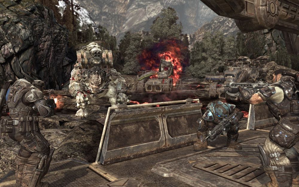 Gears of War 2 - Microsoft Xbox 360 (Microsoft Game Studios - 1-2) video game collectible [Barcode 0882224691635] - Main Image 3