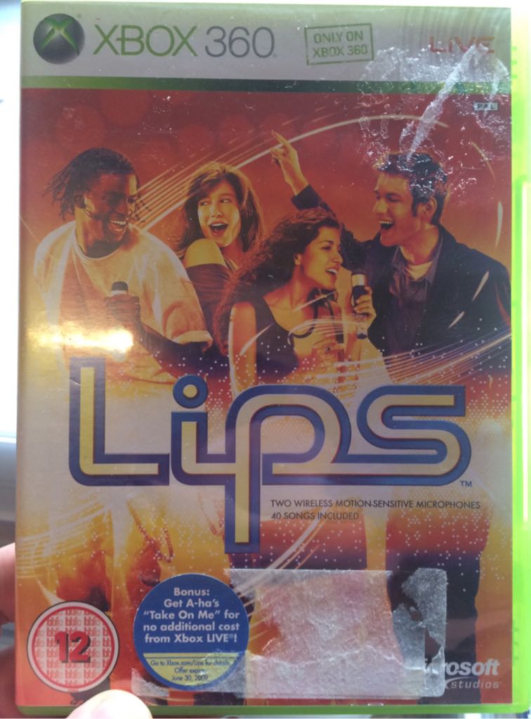 Lips - Microsoft Xbox 360 (Microsoft Studios) video game collectible - Main Image 1