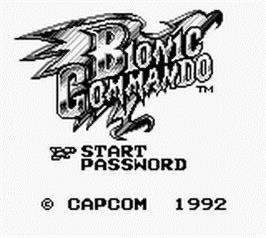 Bionic Commando - Nintendo Game Boy (Capcom) video game collectible - Main Image 3