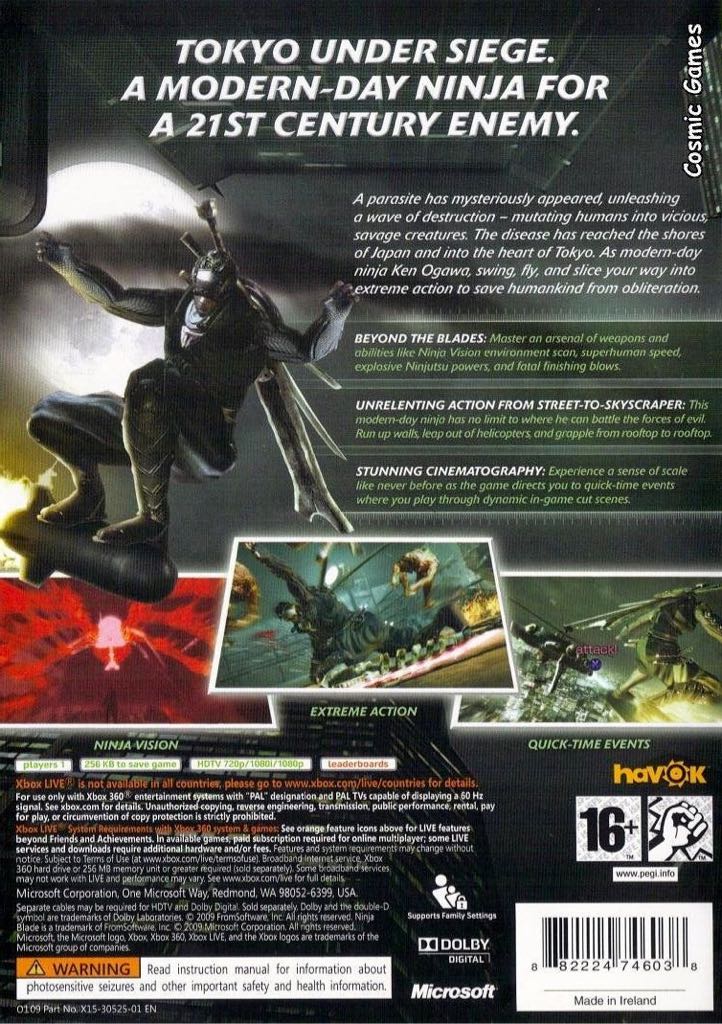 Ninja Blade - Microsoft Xbox 360 video game collectible - Main Image 2