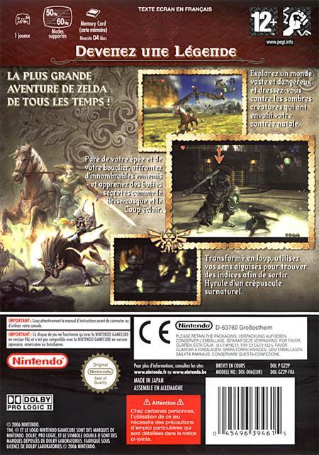 The Legend of Zelda: Twilight Princess - Nintendo GameCube (Nintendo - 1) video game collectible [Barcode 045496394622] - Main Image 2