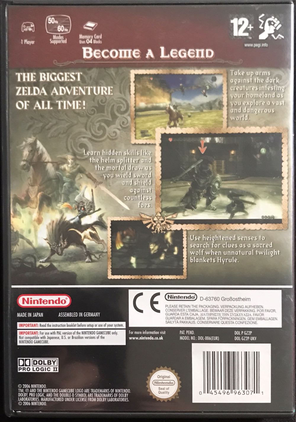 Legend of Zelda: Twilight Princess, The - Nintendo GameCube (Nindendo - 1) video game collectible - Main Image 2