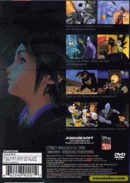 Kingdom Hearts - Sony PlayStation 2 (PS2) (Square Enix - 1) video game collectible [Barcode 50334353] - Main Image 2