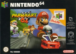 Mario Kart 64 - Nintendo 64 (N64) video game collectible - Main Image 1