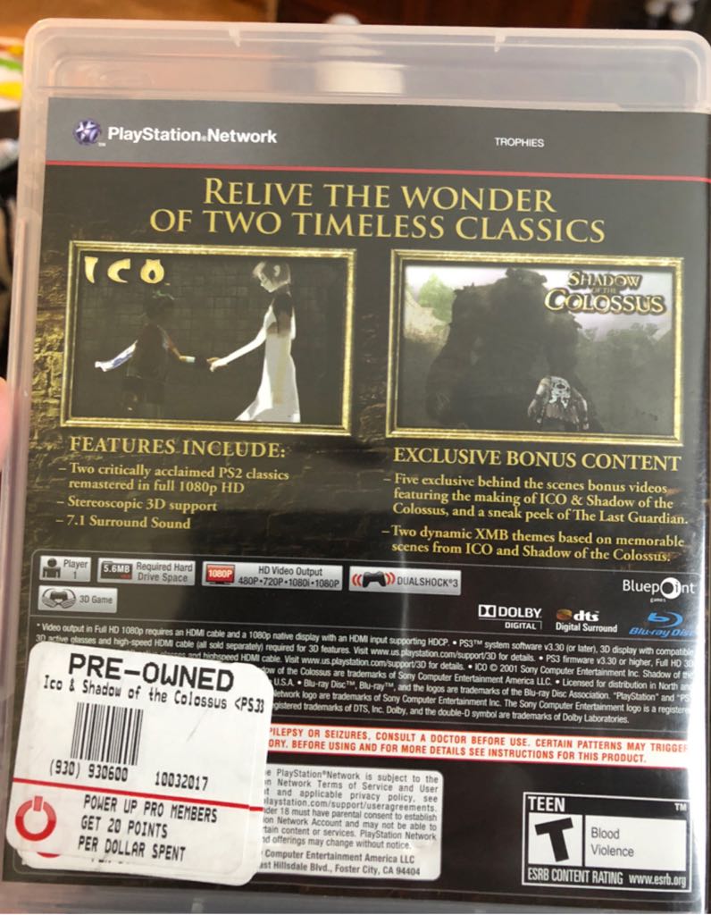 Ico - Sony PlayStation 3 (PS3) video game collectible - Main Image 2