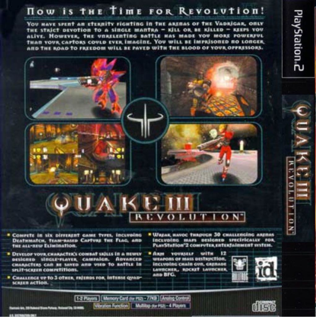 Quake III Arena - Sega Dreamcast (Sega - 4) video game collectible [Barcode 0010086510614] - Main Image 2