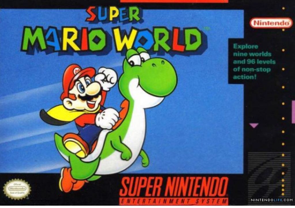 Super Mario World - Nintendo Super Nintendo Entertainment System (SNES) (Nintendo) video game collectible - Main Image 1
